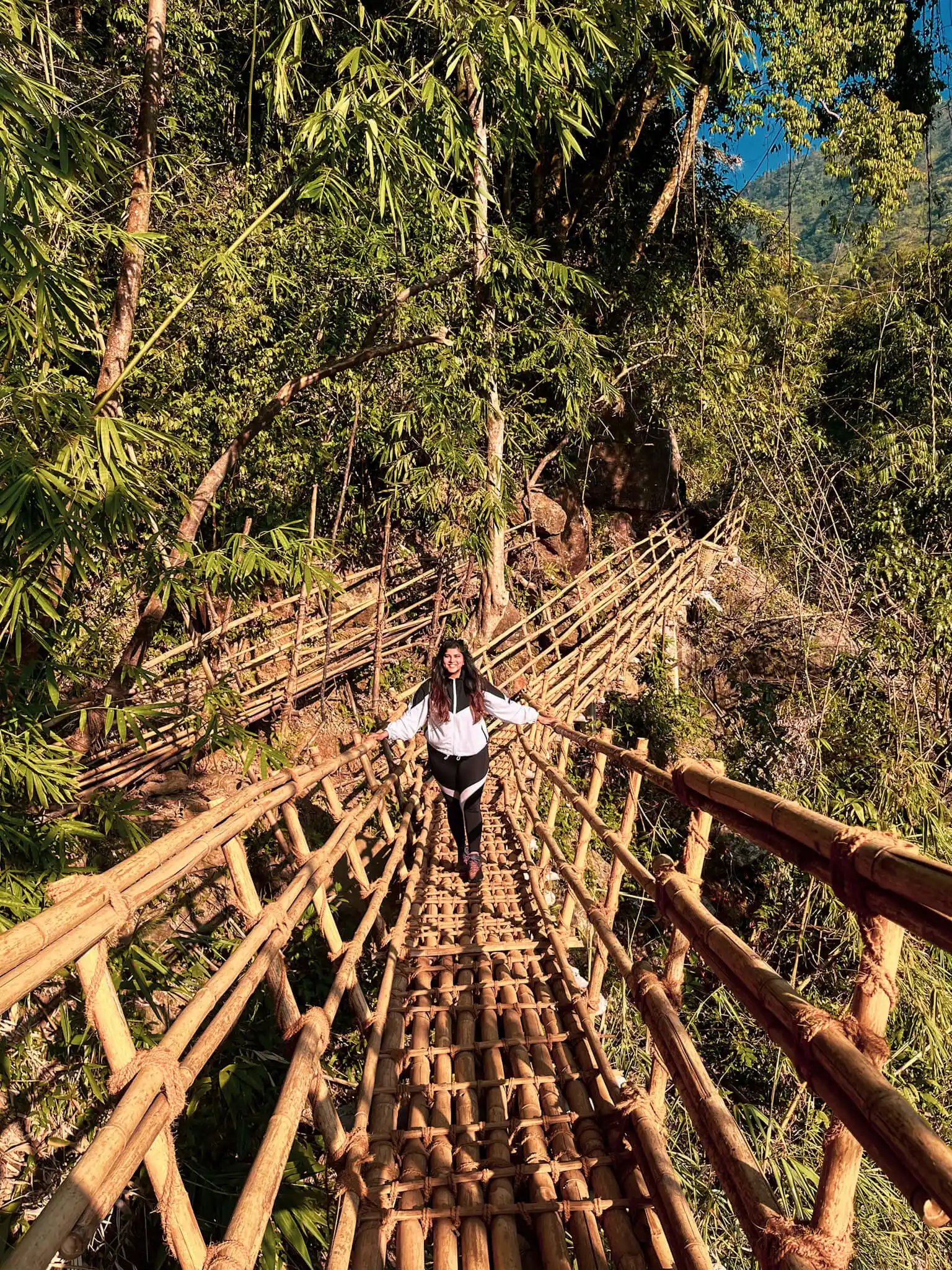 Bamboo trek, mawryngkhang trip photo